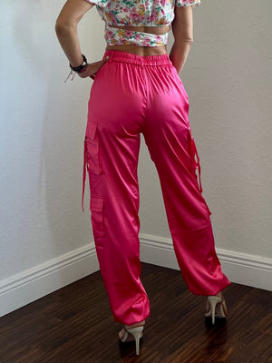 Pink  cargo pants