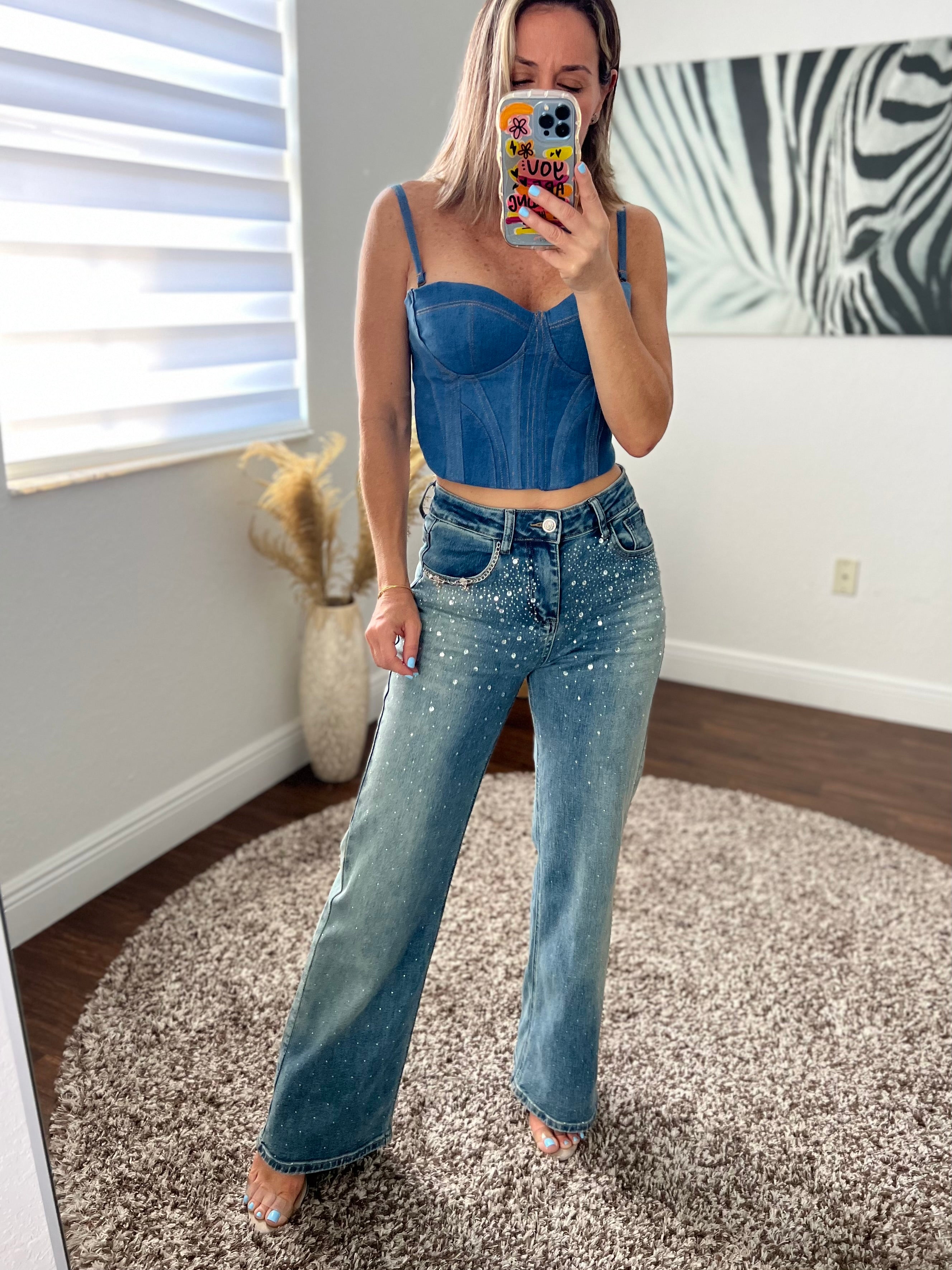Crystal  jeans
