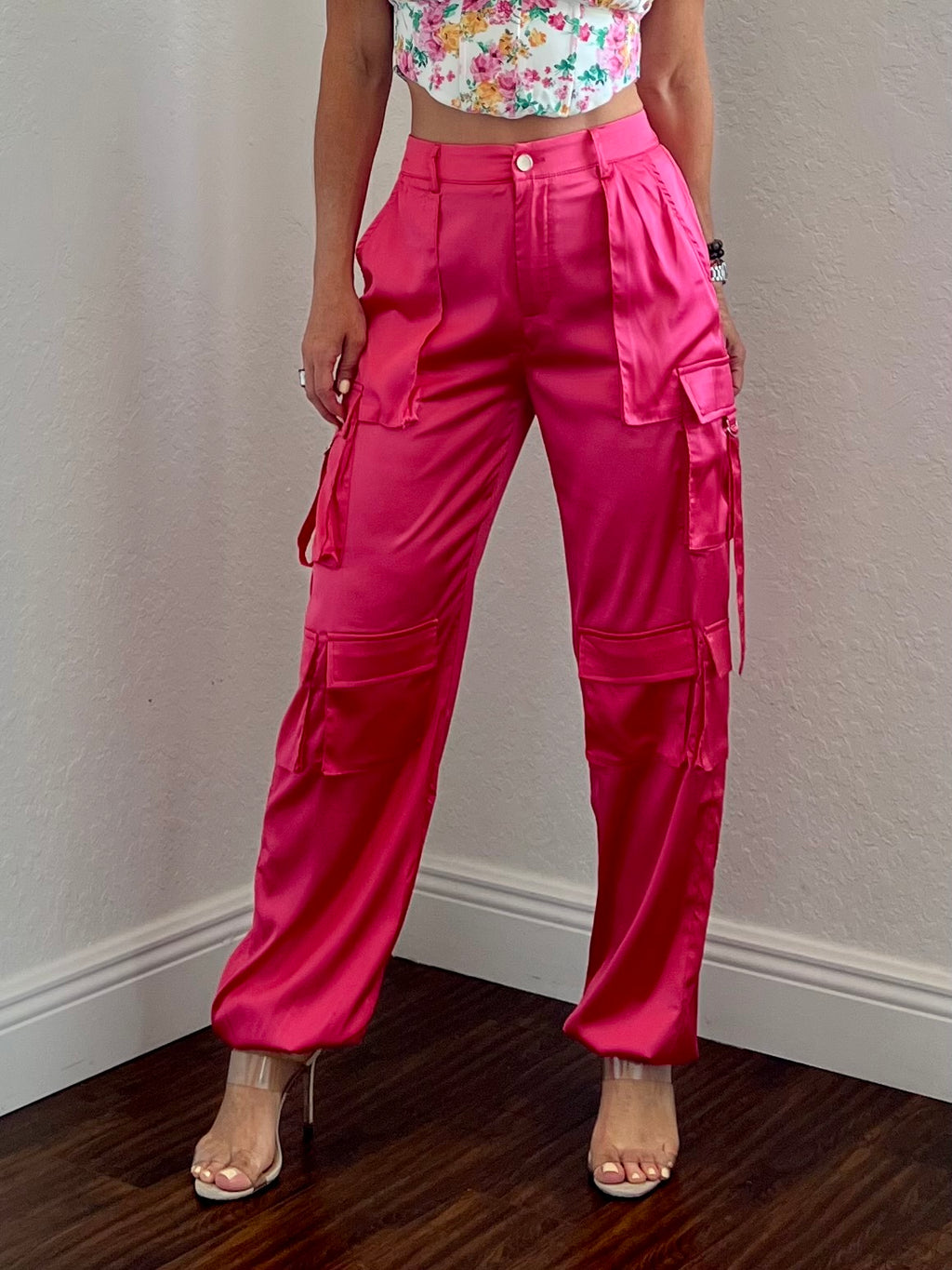 Pink  cargo pants