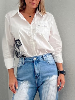 CD white    blouse