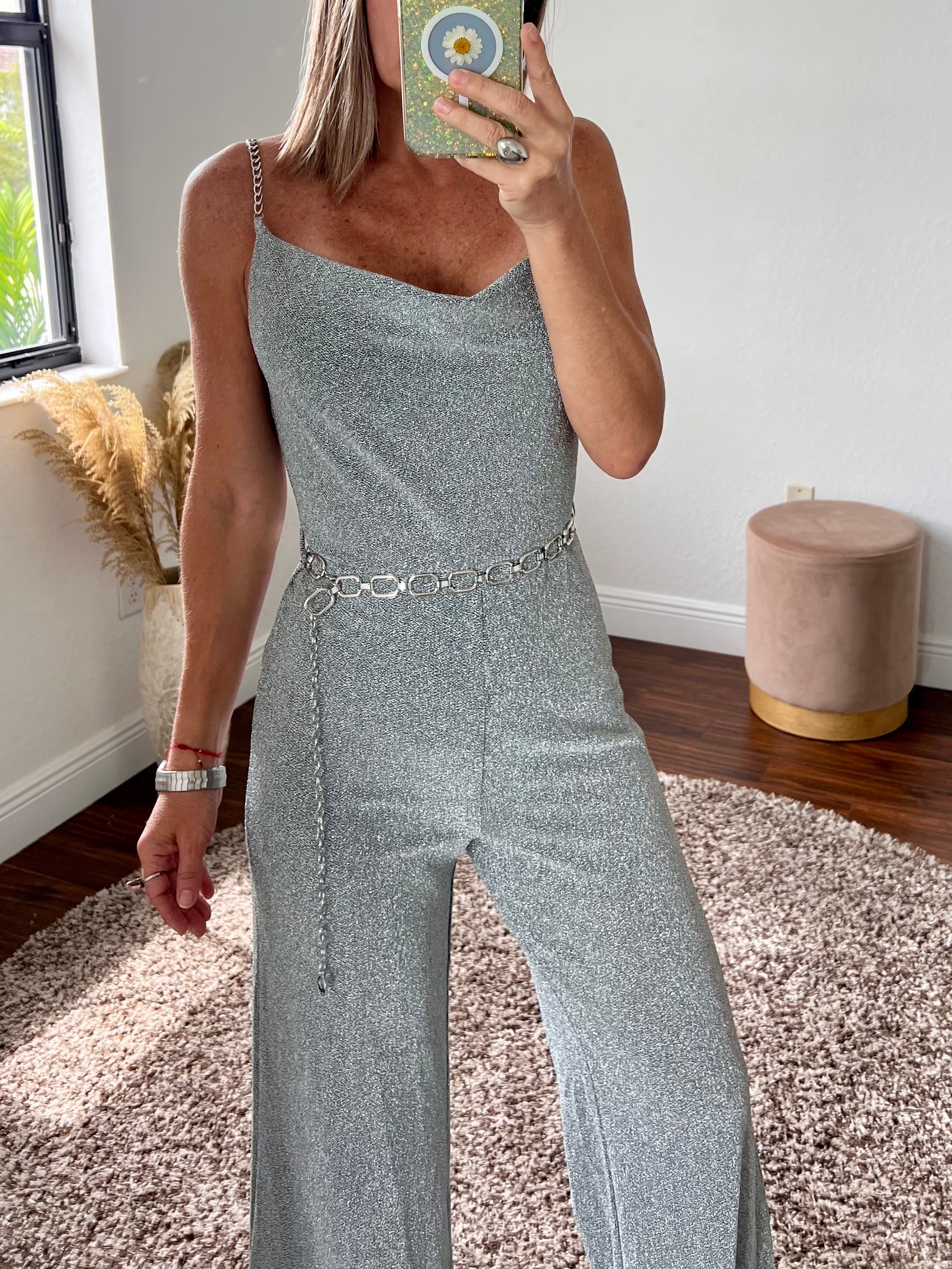 Silver Jumpsuit