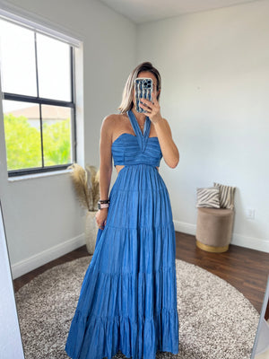 Blue  maxi dress