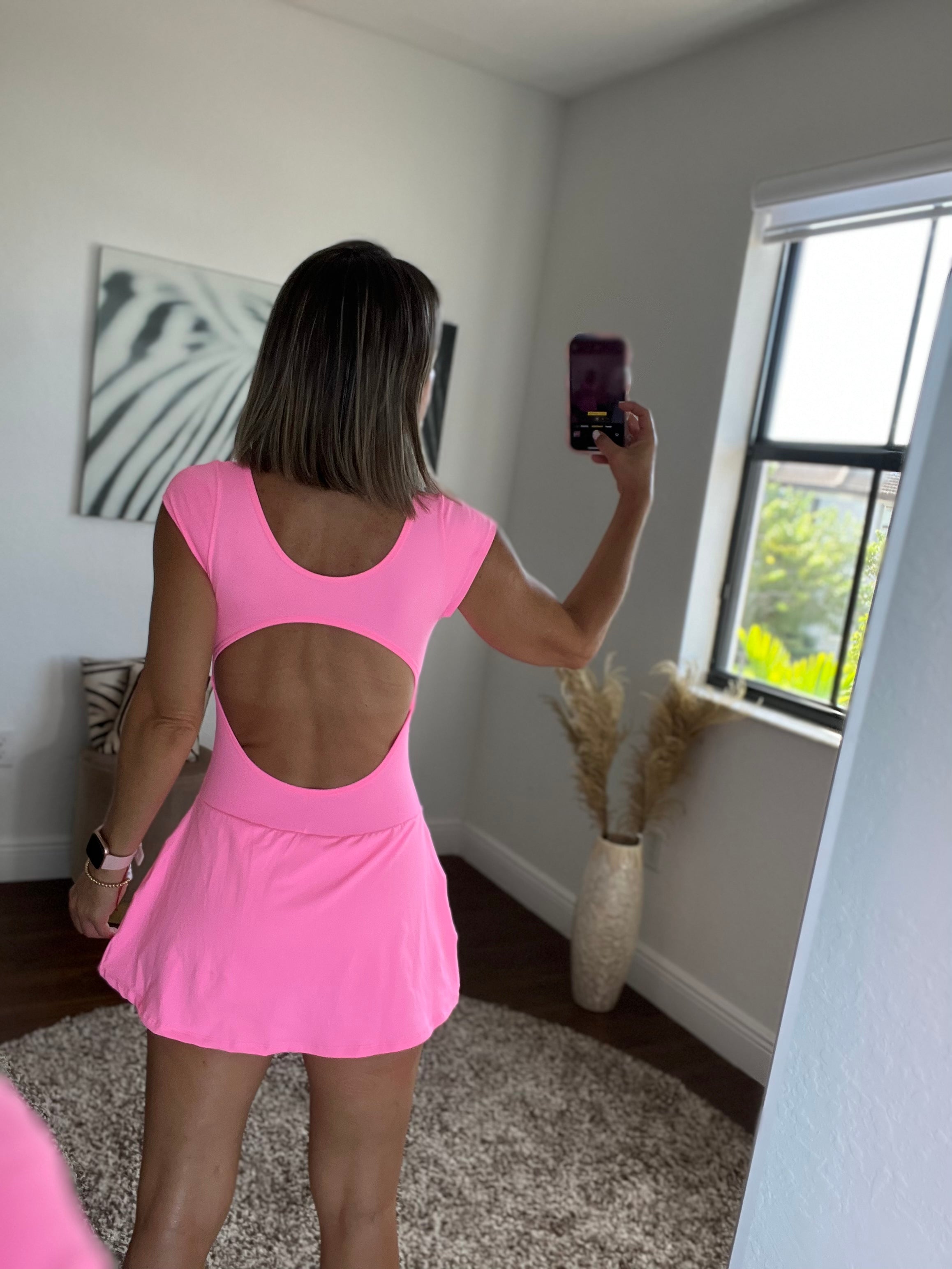 Pink   short dress