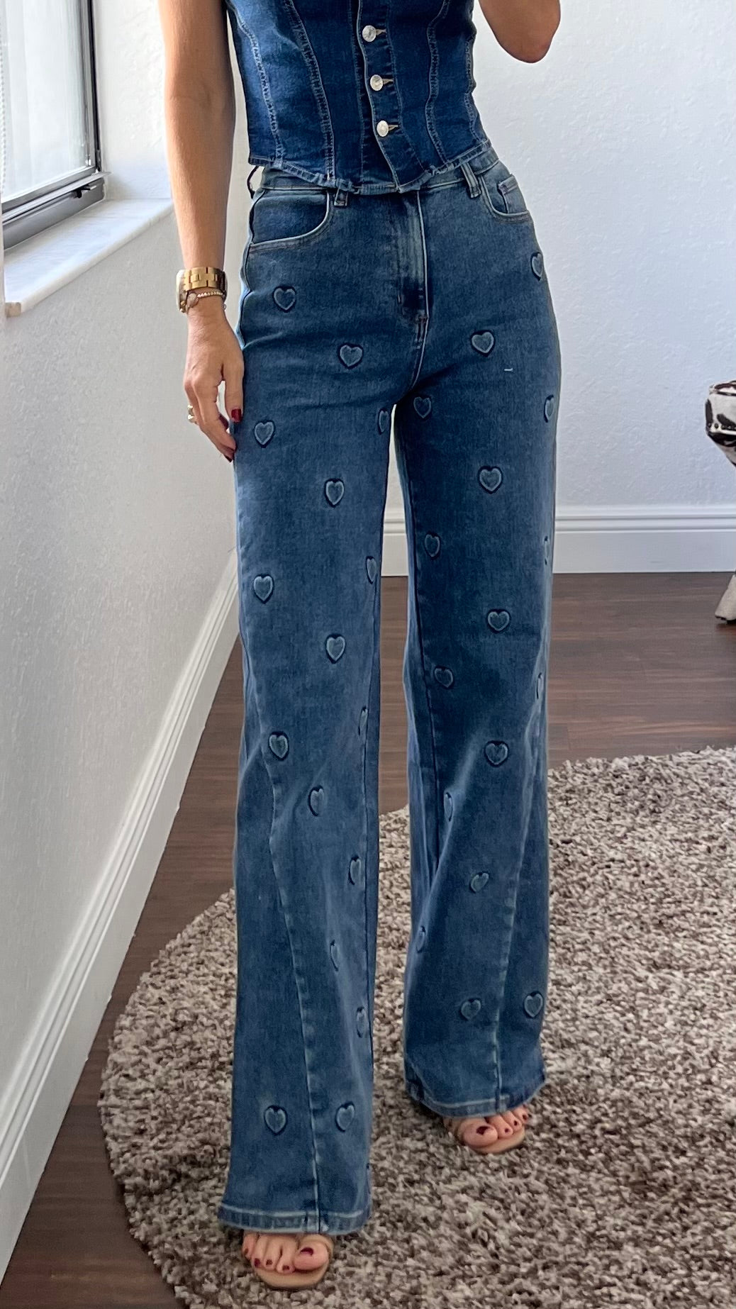 Heart  jeans