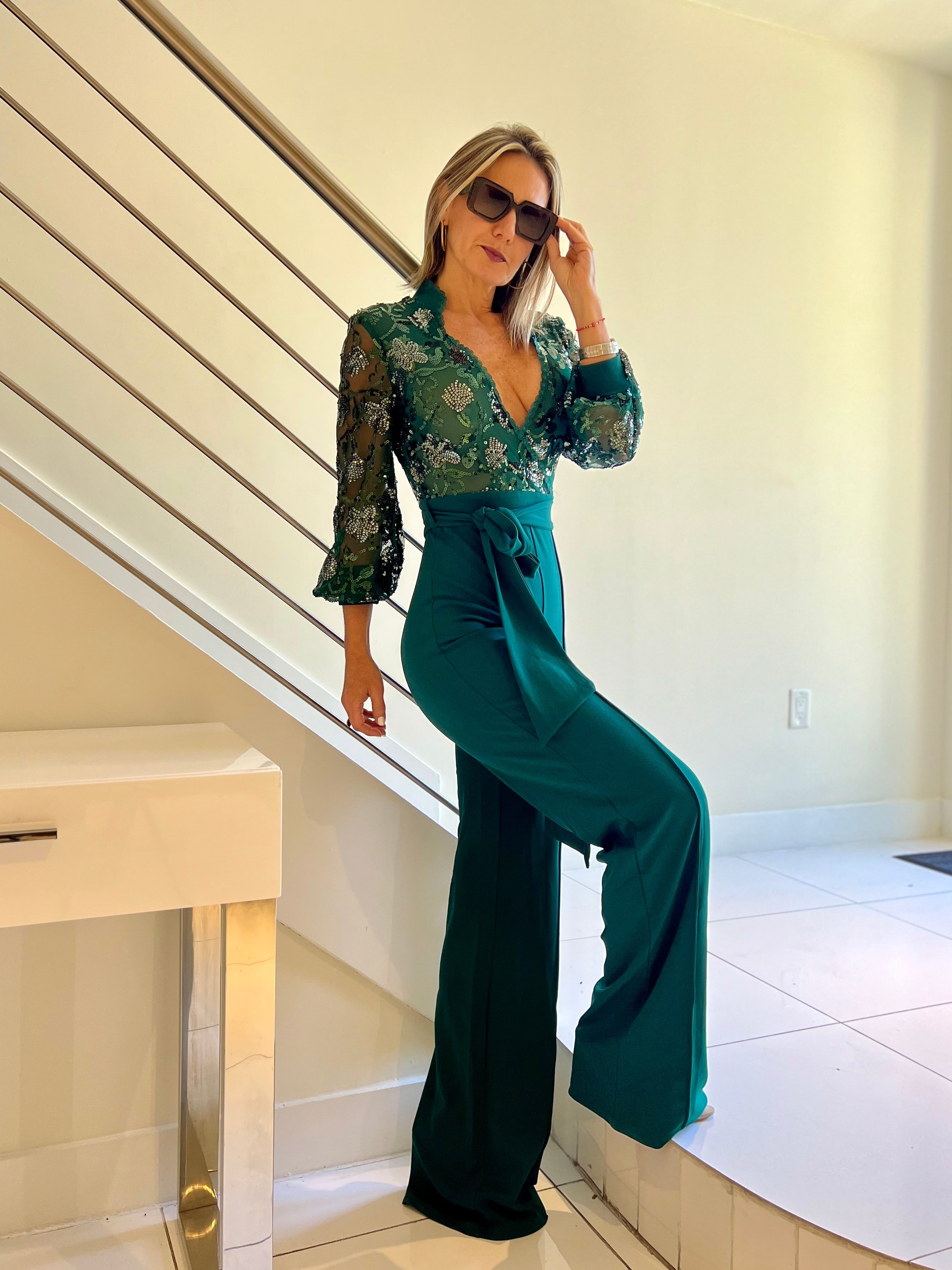 Green Valentines   Jumpsuit