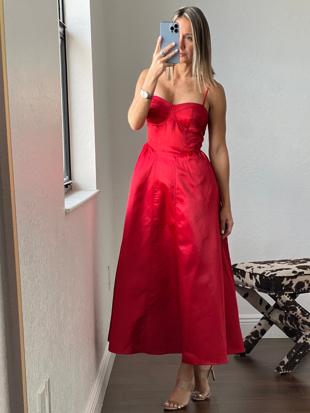 Red  Maxi  dress