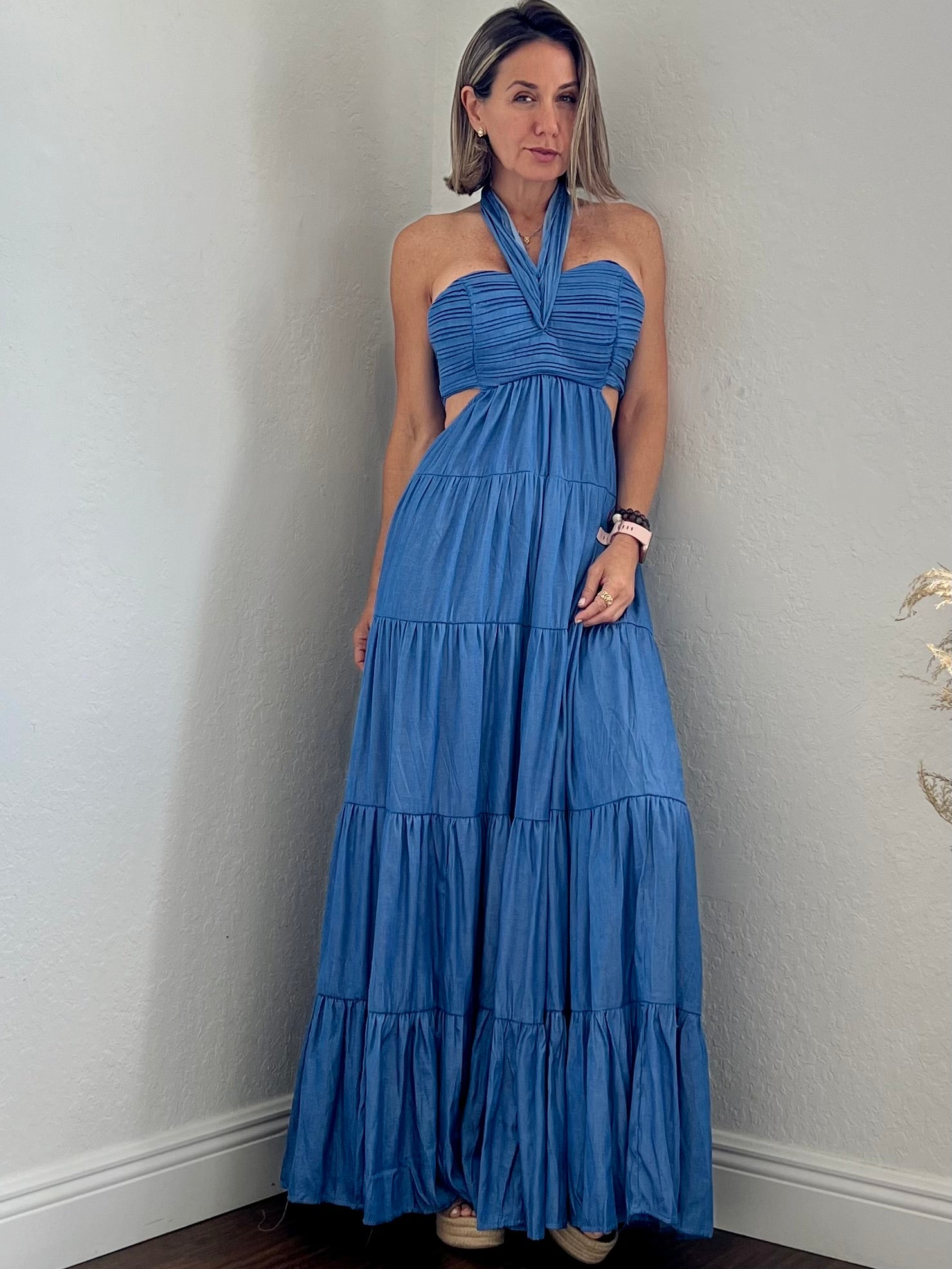 Blue  maxi dress