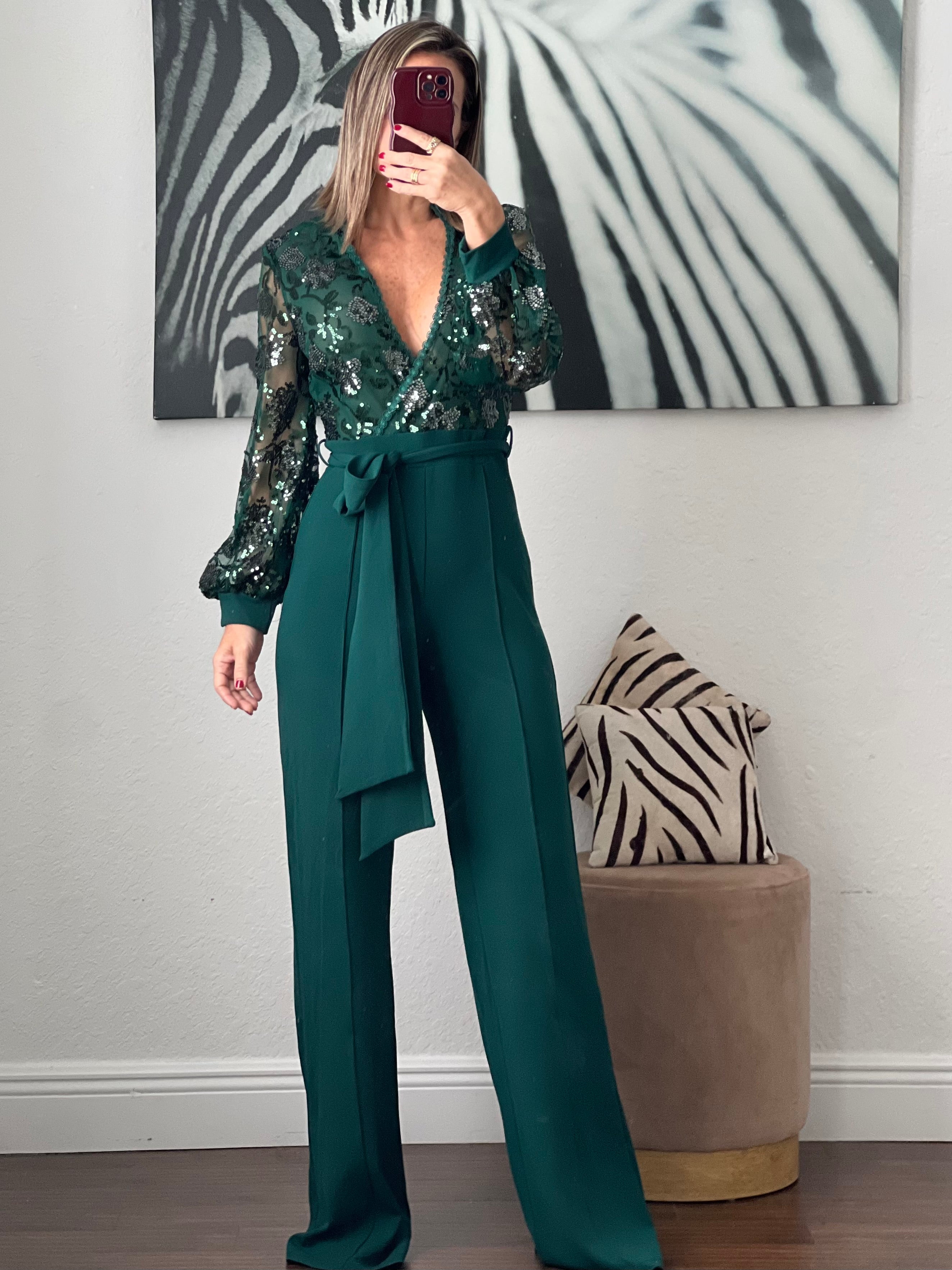 Green Valentines   Jumpsuit