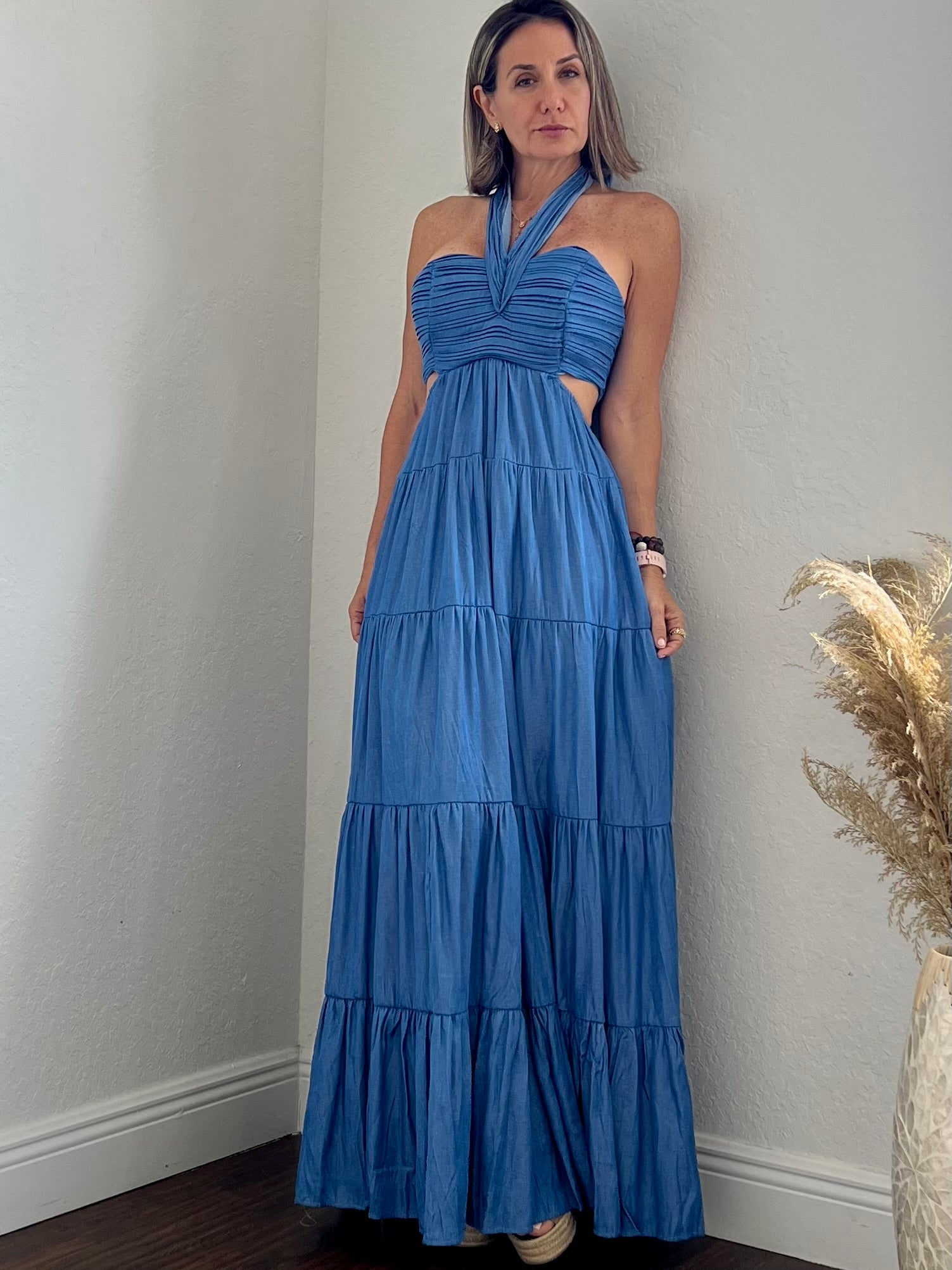 Blue  maxi dress