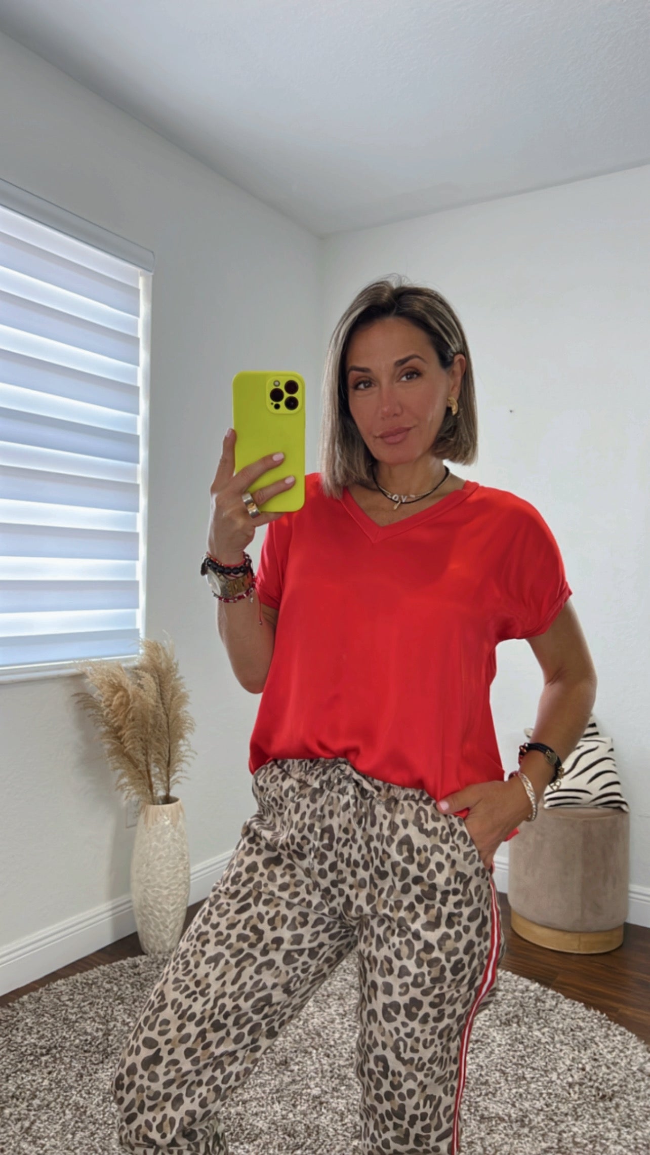 Red Monaco     blouse