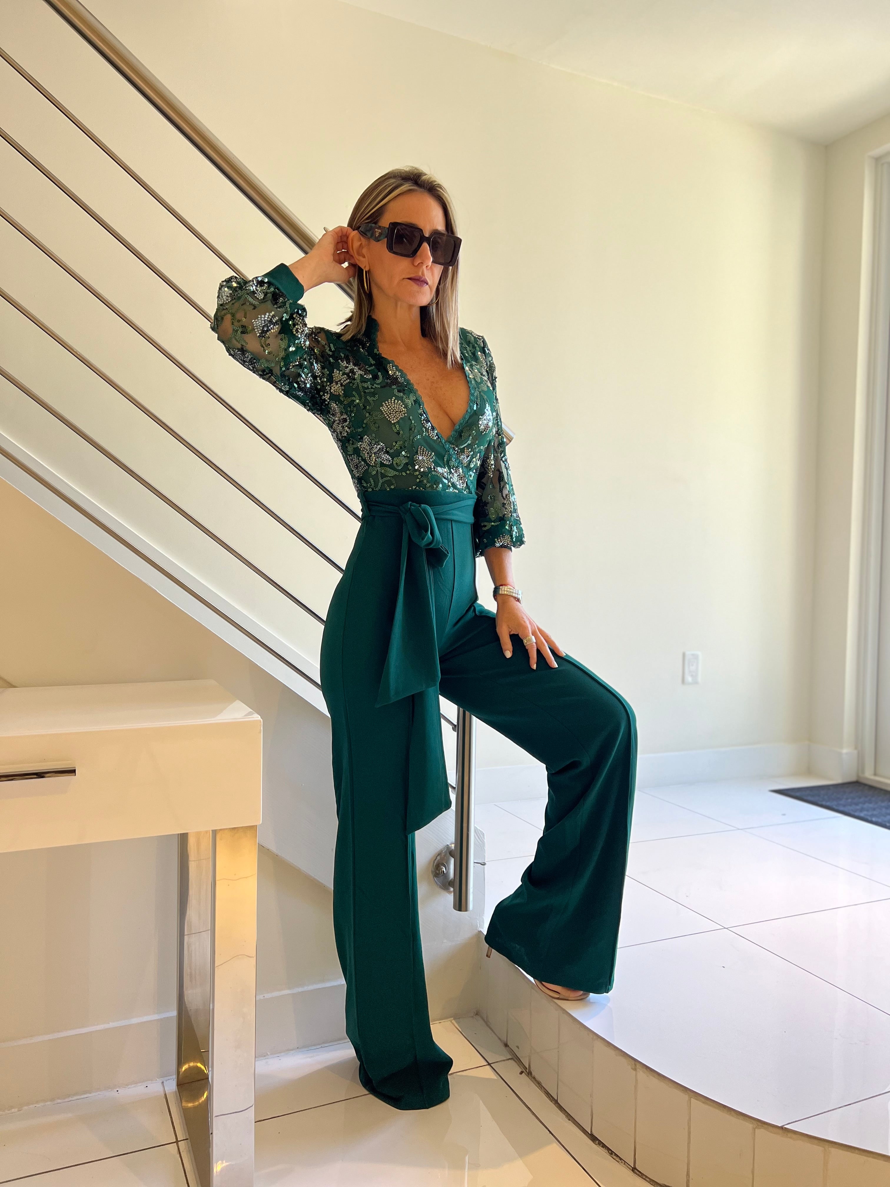 Green Valentines   Jumpsuit