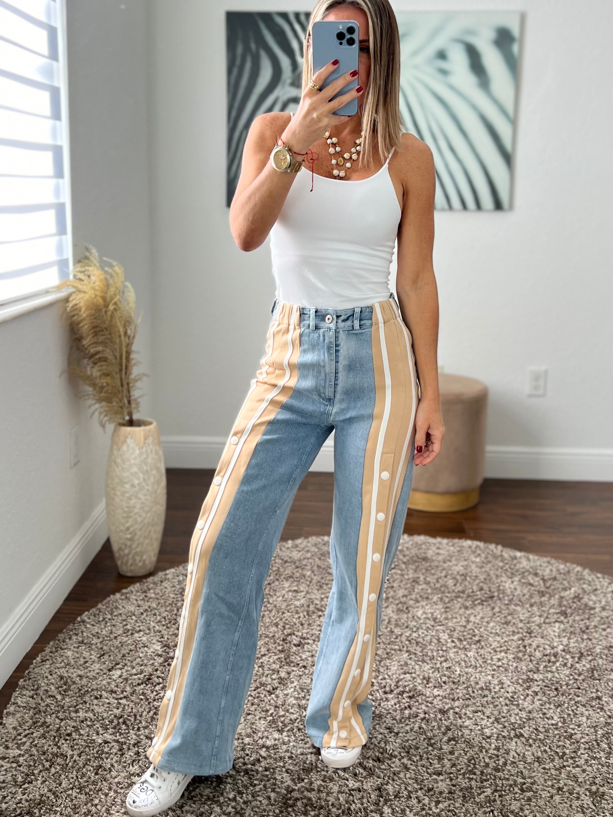 Nude Adidas    jeans