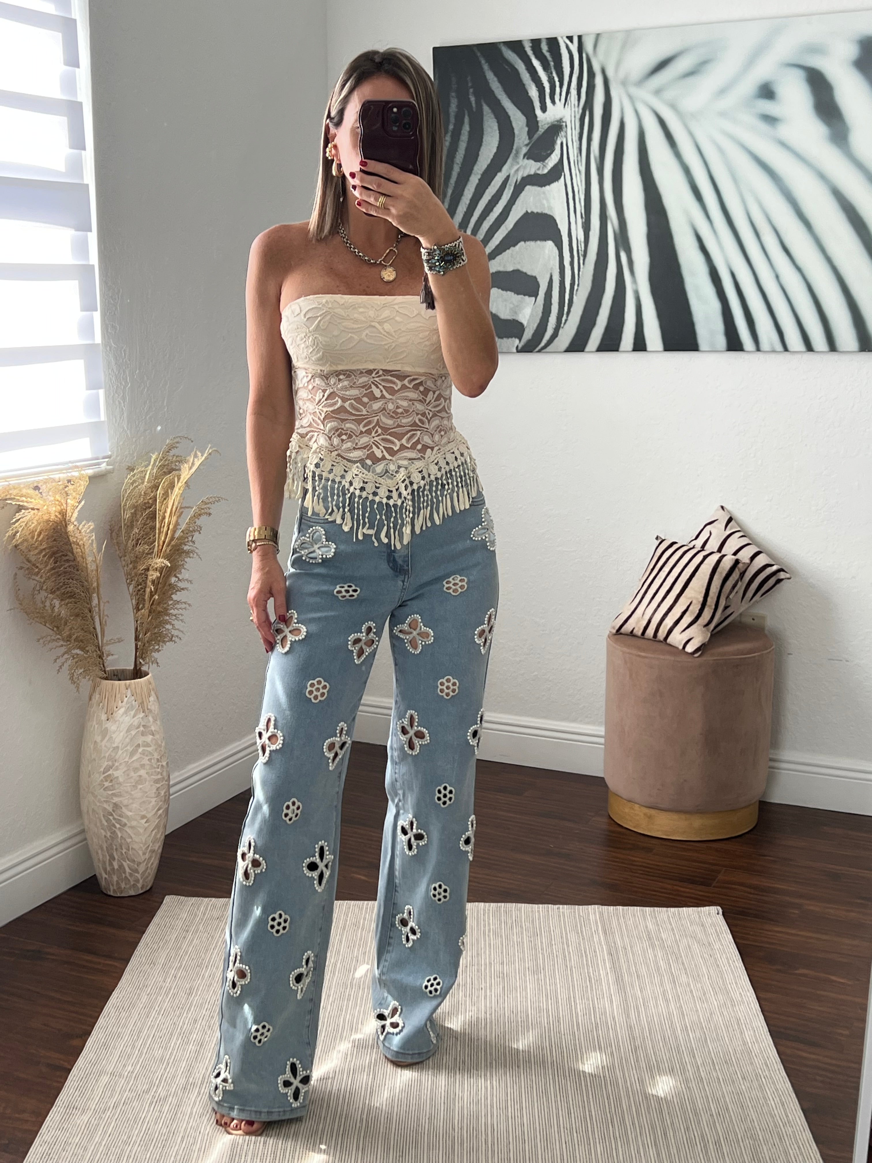 Pearls   jeans